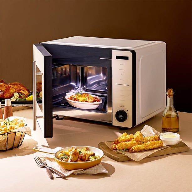 Lò Chiên Không Dầu kết hợp Vi Sóng LocknLock Rangefryer EJF294IVY 22L, , large image number 4